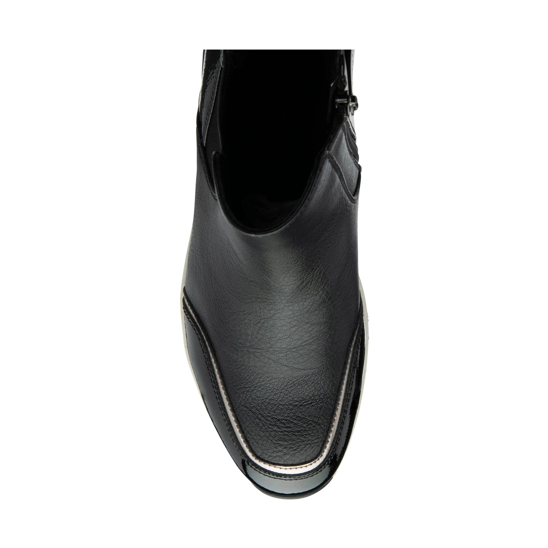 Lotus Ivana Black Wedge Trainer Style Chelsea Boot with Zip