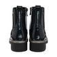 Lotus Jojo NAVY Patent Lace Up Ankle Boot With Zip ULB350