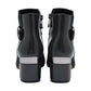 Lotus Kirsty GREY Smart Block Heel Zip Ankle Boot