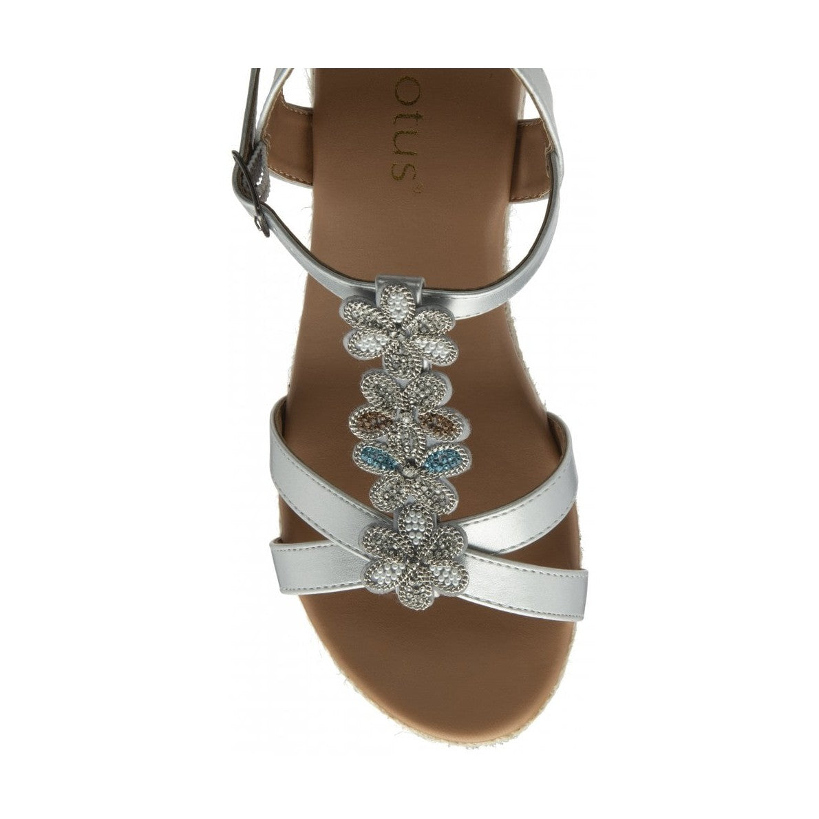 Lotus Letica SILVER Wedge Sandal ULP341