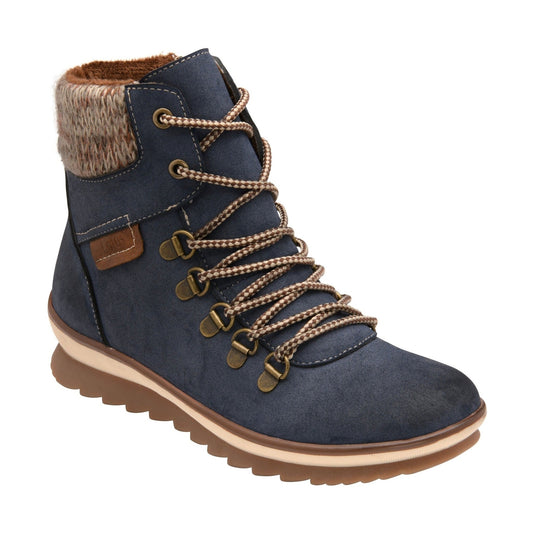 Lotus Libby BLUE Hiker Style Ankle Boot ULB349