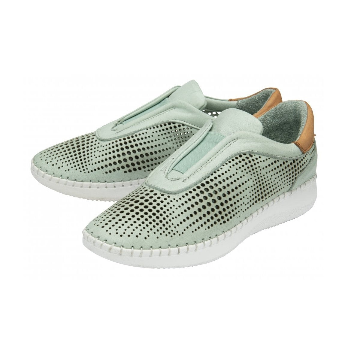 Lotus Lorena MINT Leather Slip On Trainer Style Shoe ULS540
