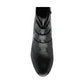 Lotus Lorissa BLACK Mid Heel Soft Leather Zip Boot