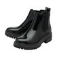 Lotus Lottie Black Patent Chelsea Boot with Zip