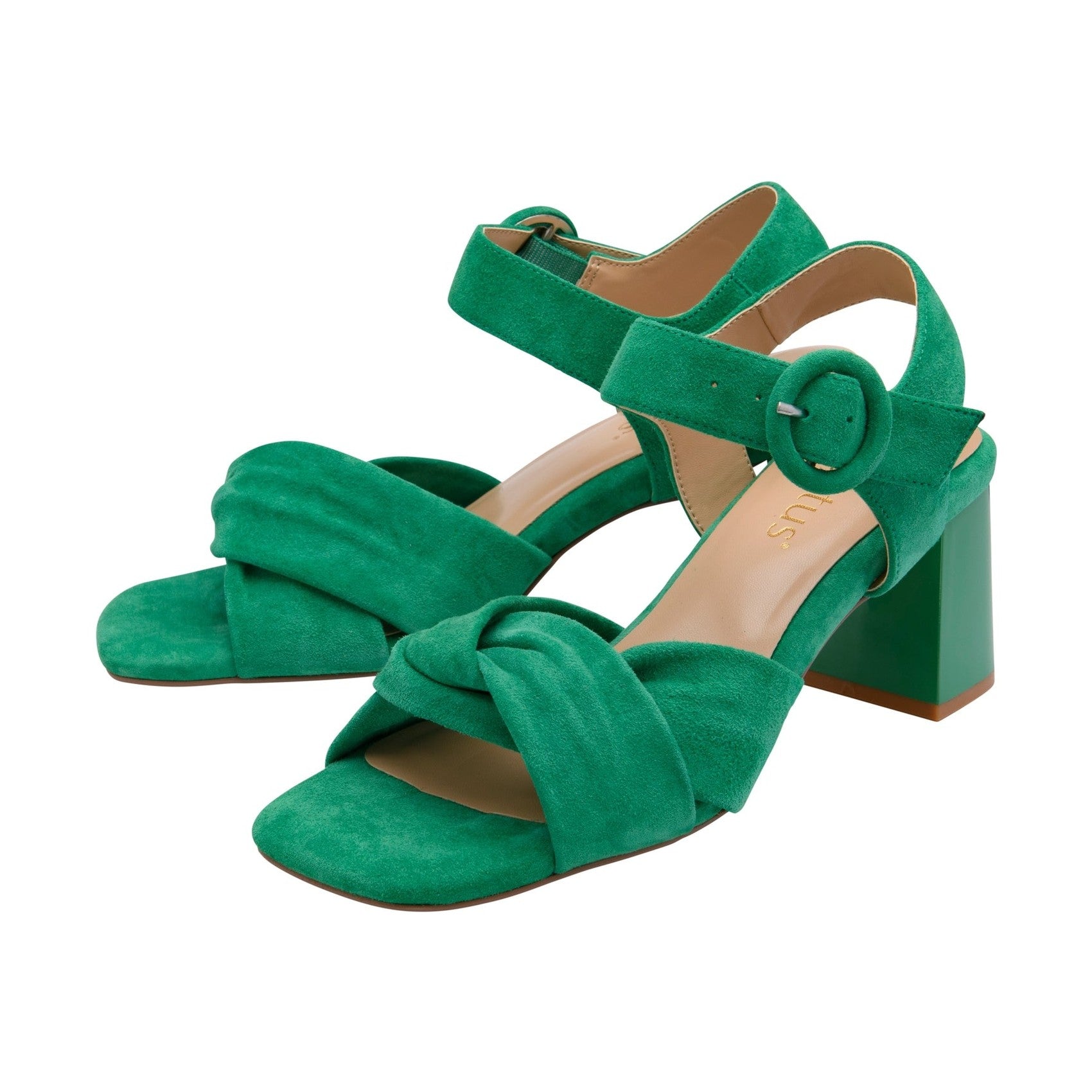 Lotus Maria GREEN Suede Leather Occasion Sandal ULS5622