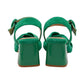 Lotus Maria GREEN Suede Leather Occasion Sandal ULS5622