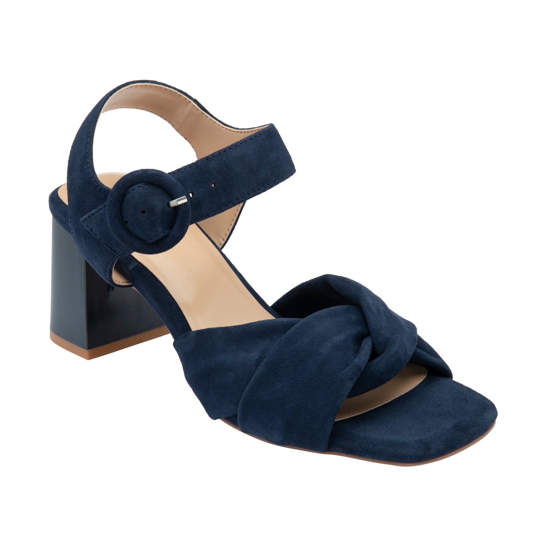 Lotus Maria Soft Suede Leather Occasion Sandal NAVY ULS5622