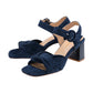 Lotus Maria Soft Suede Leather Occasion Sandal NAVY ULS5622