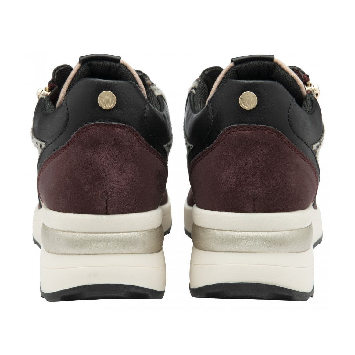 Lotus Moore BORDO / Pink Fashion Trainer with Laces And Zip