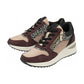 Lotus Moore BORDO / Pink Fashion Trainer with Laces And Zip