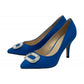 Lotus Occasion Wear Court shoe Florina Cobalt Blue ULB426