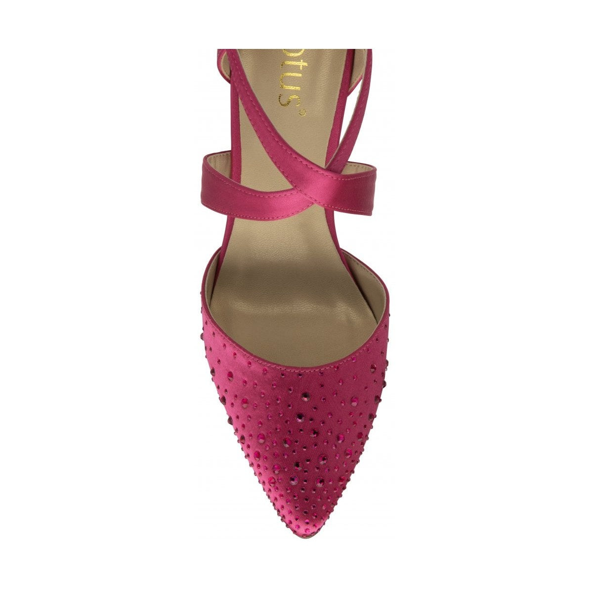 Lotus Occasion Wear Leona FUSCHIA Diamonte Bar Shoe ULS425