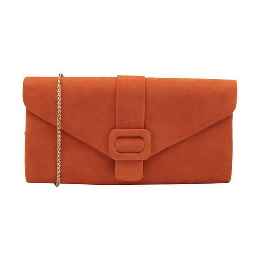 Lotus Occasion Wear Matching Bag Aletta ULG085 Suede ORANGE