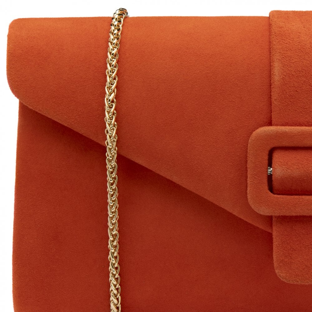 Lotus Occasion Wear Matching Bag Aletta ULG085 Suede ORANGE