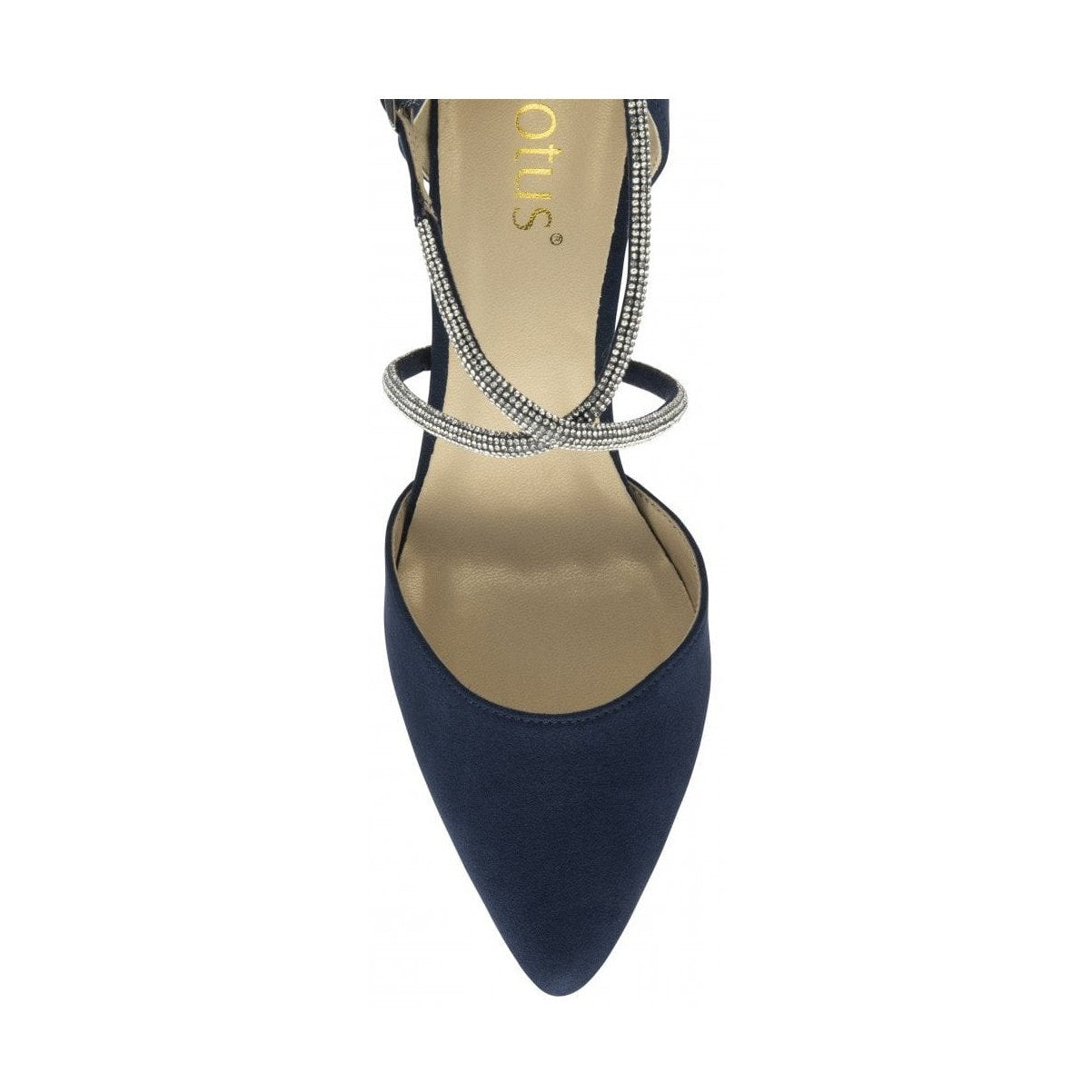 Lotus Occasion Wear court shoe Elissa ULS563 with Stiletto Heel NAVY