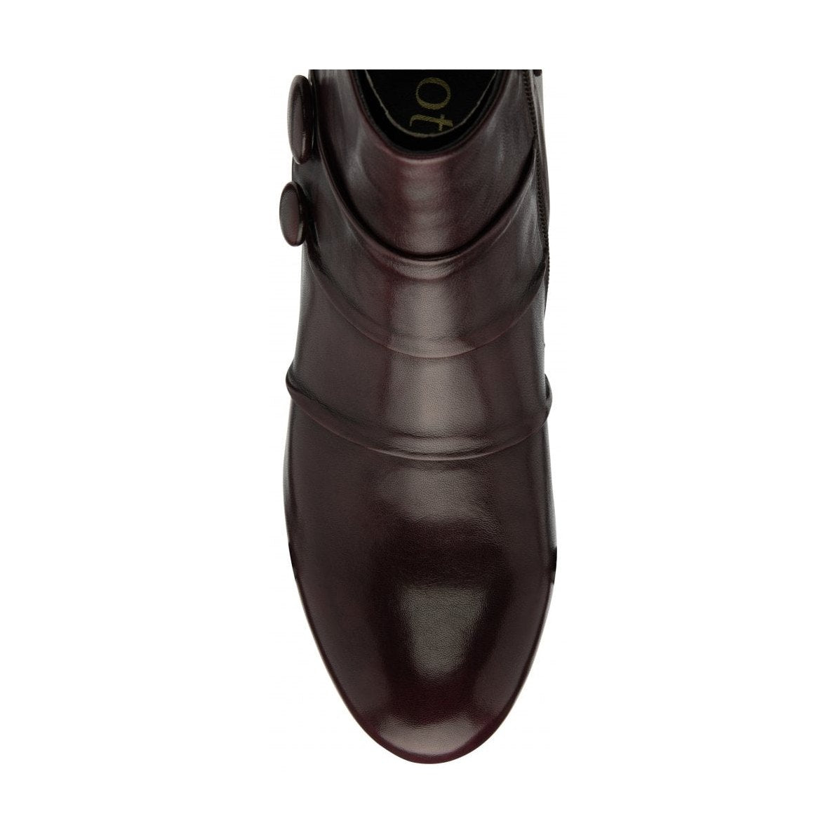 Lotus Prancer PURPLE low Heel soft Leather Zip Ankle Boot ULB081