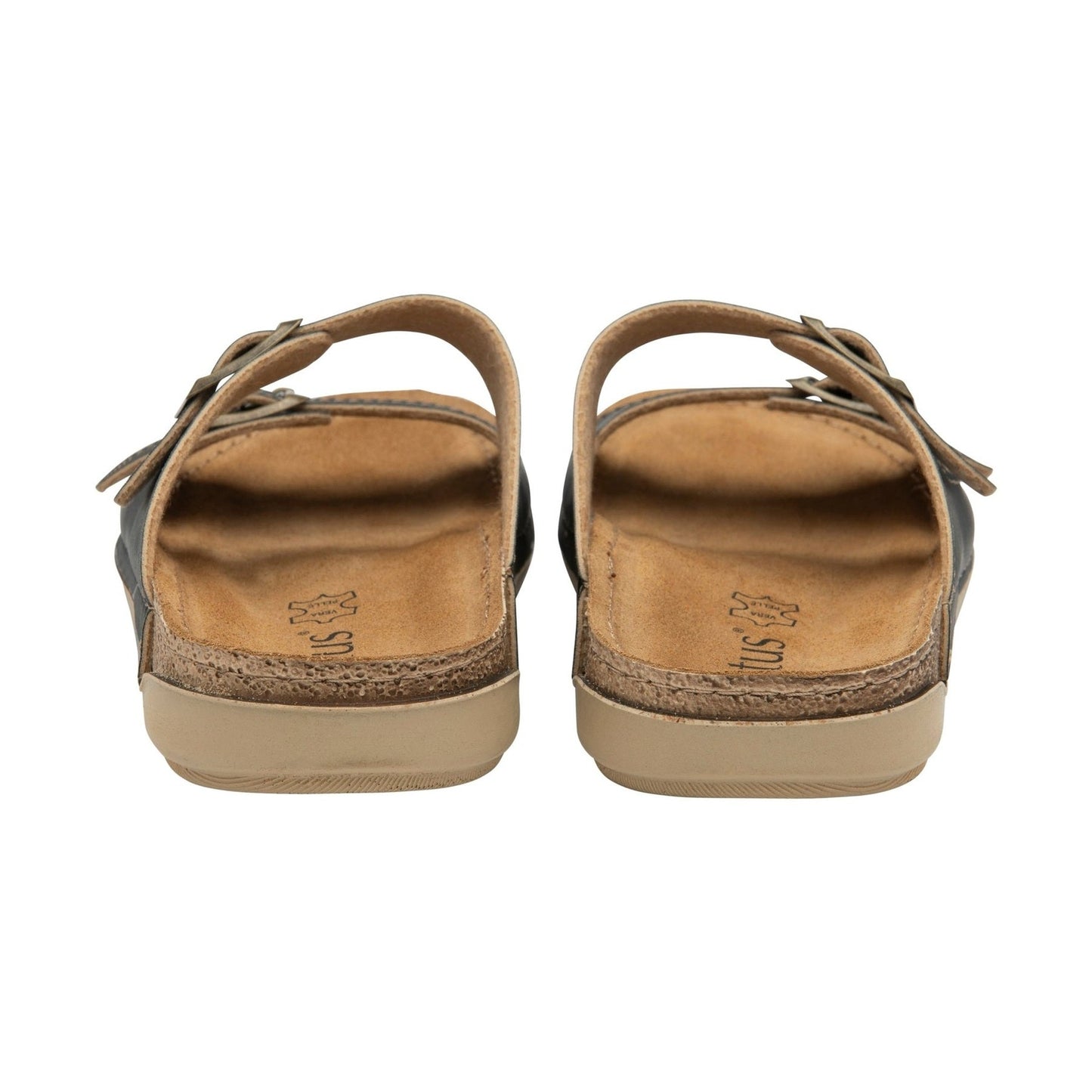 Lotus Rome Comfort twin Buckle Mule Sandal with Leather Insole ULP390