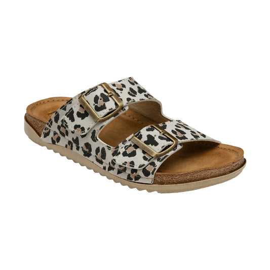 Lotus Rome LEOPARD Leather Insole Confort Mule Sandal ULP390