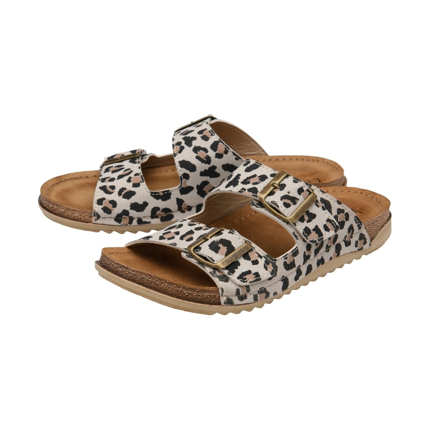 Lotus Rome LEOPARD Leather Insole Confort Mule Sandal ULP390