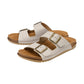 Lotus Rome Twin Buckle Comfort Mule Sandal With Leather Insoles ICE ULP390