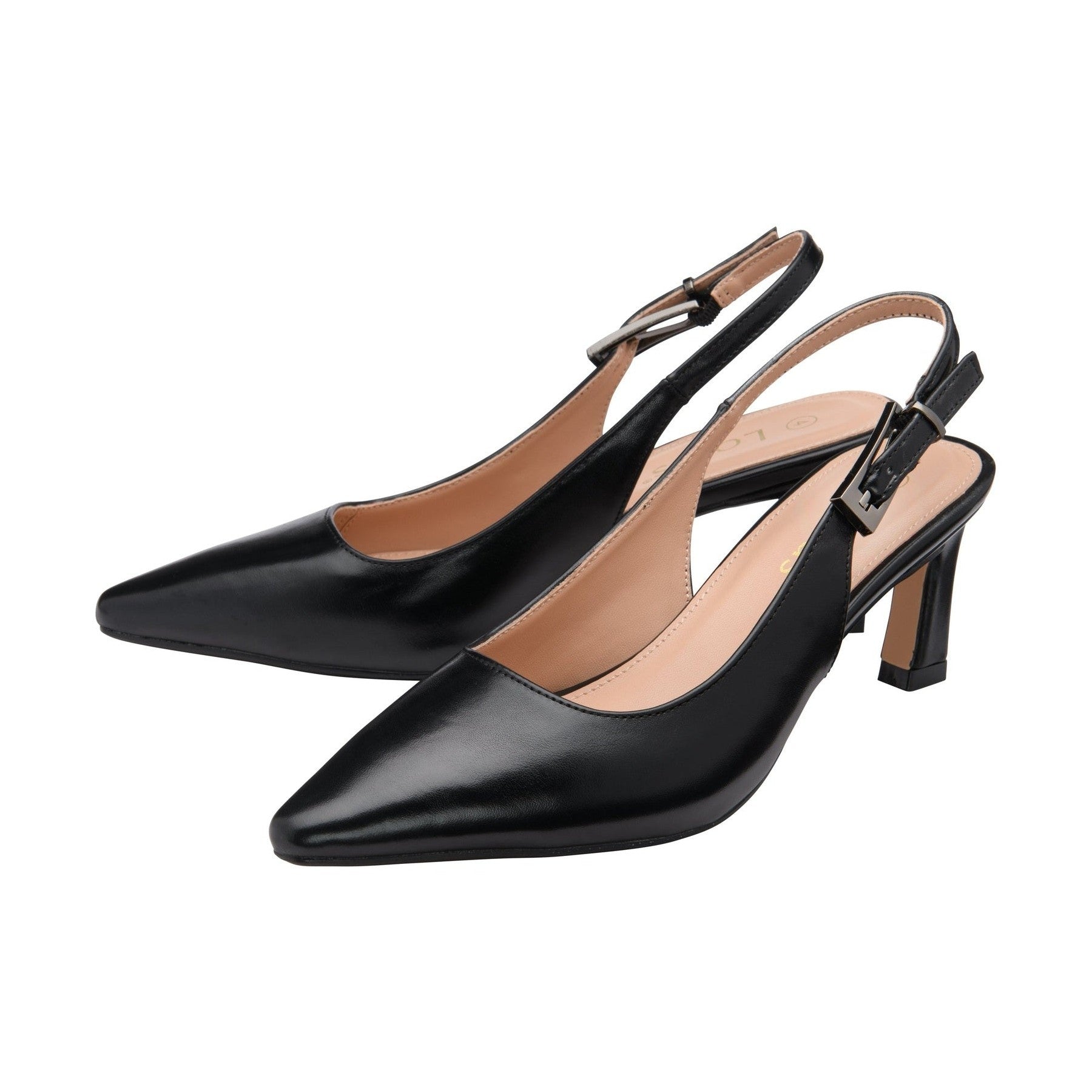 Lotus Sharon Slingback BLACK Occasion Shoe ULS634
