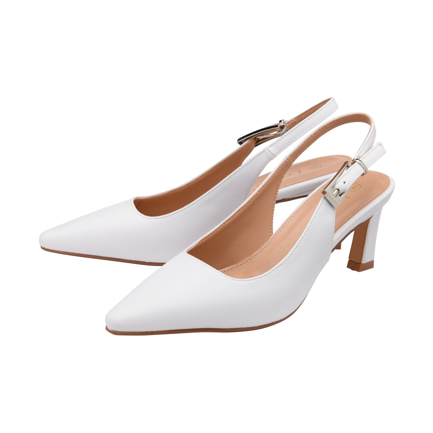Lotus Sharon WHITE Slingback Occasion Shoe ULS634