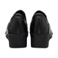 Lotus Shoe Delmar Leather Slip-on Trouser Shoe with wedge heel BLACK ULS527