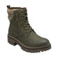 Lotus Stefani Khaki Waterproof Lace up Boots with Zip