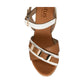 Lotus Tassere WHITE Wedge Sandal ULP414