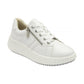 Lotus Trainer Kora with Lace and Zip ULS577 WHITE
