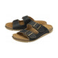 Lotus Trento BLACK Slip On Mule Sandal ULP376