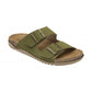 Lotus Trento Mule Buckle Sandals GREEN ULP376