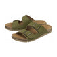 Lotus Trento Mule Buckle Sandals GREEN ULP376