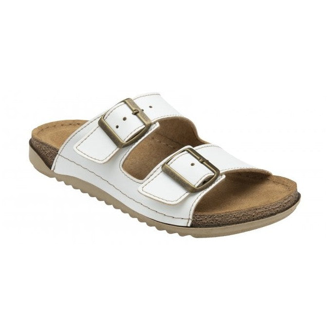 Lotus Trento WHITE Slip On Mule sandal ULP376