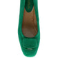Lotus Valentina GREEN Suede Leather Low Heel Occasion Shoe ULS624