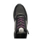 Lotus Venus BLACK/ Purple Dress Fashion Trainer with Zip
