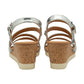 Lotus Wedge Sandal Goldie SILVER ULP275