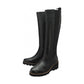 Lotus Wrenley BLACK Soft Leather Wedge Long Boot