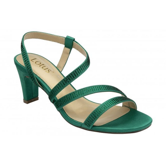 Lotus Occasion Wear Sandal Bernadett EMERALD uls377