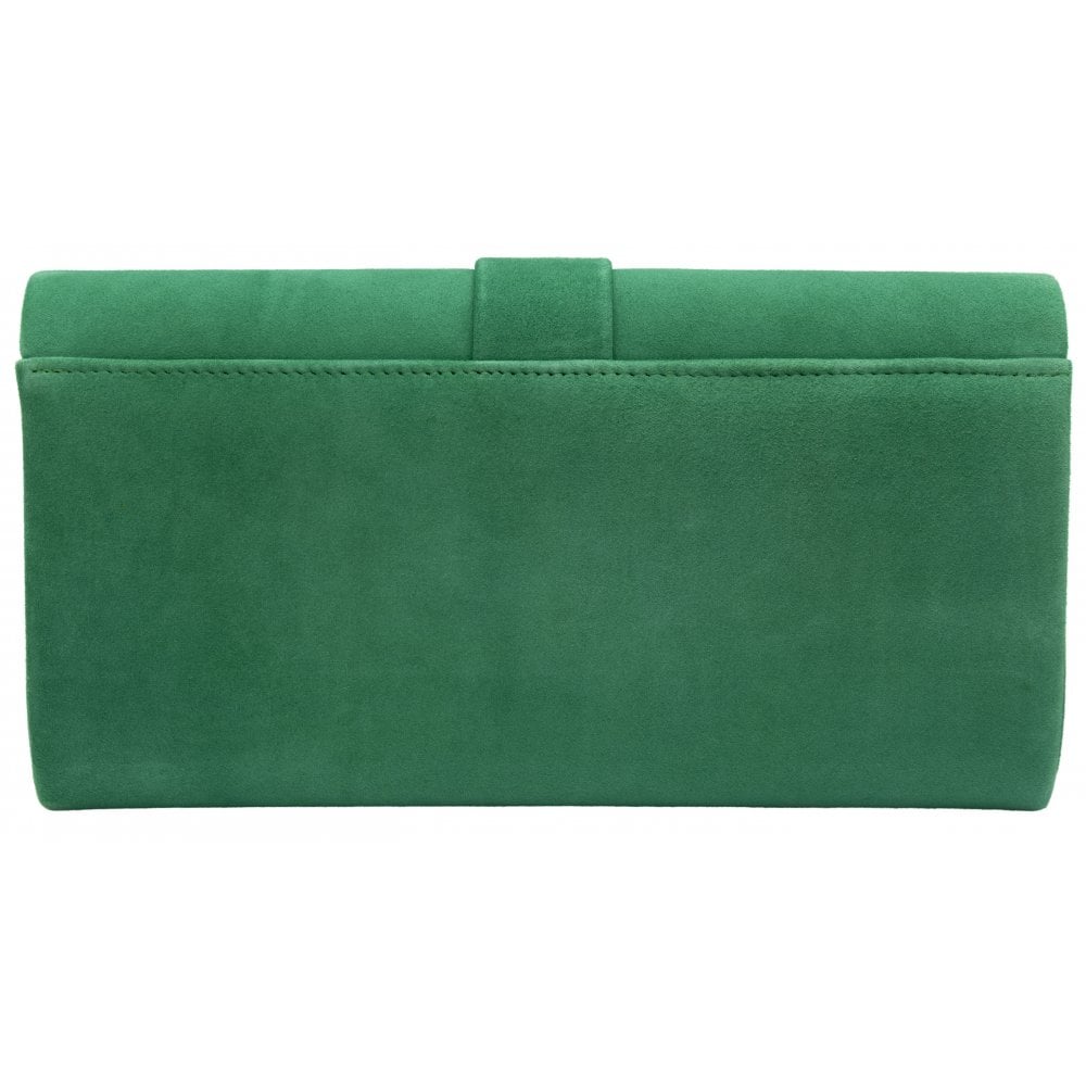 Lotus Occasion Wear Matching Bag Aletta ULG085 Suede GREEN