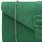 Lotus Occasion Wear Matching Bag Aletta ULG085 Suede GREEN
