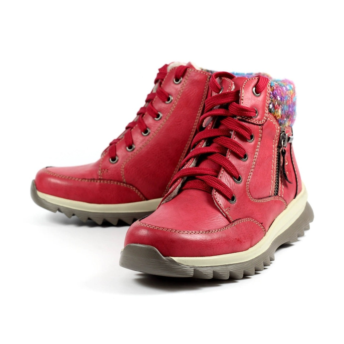 Lunar Ankle Boot Waterproof with zip Buttermere RED GLB115 RD