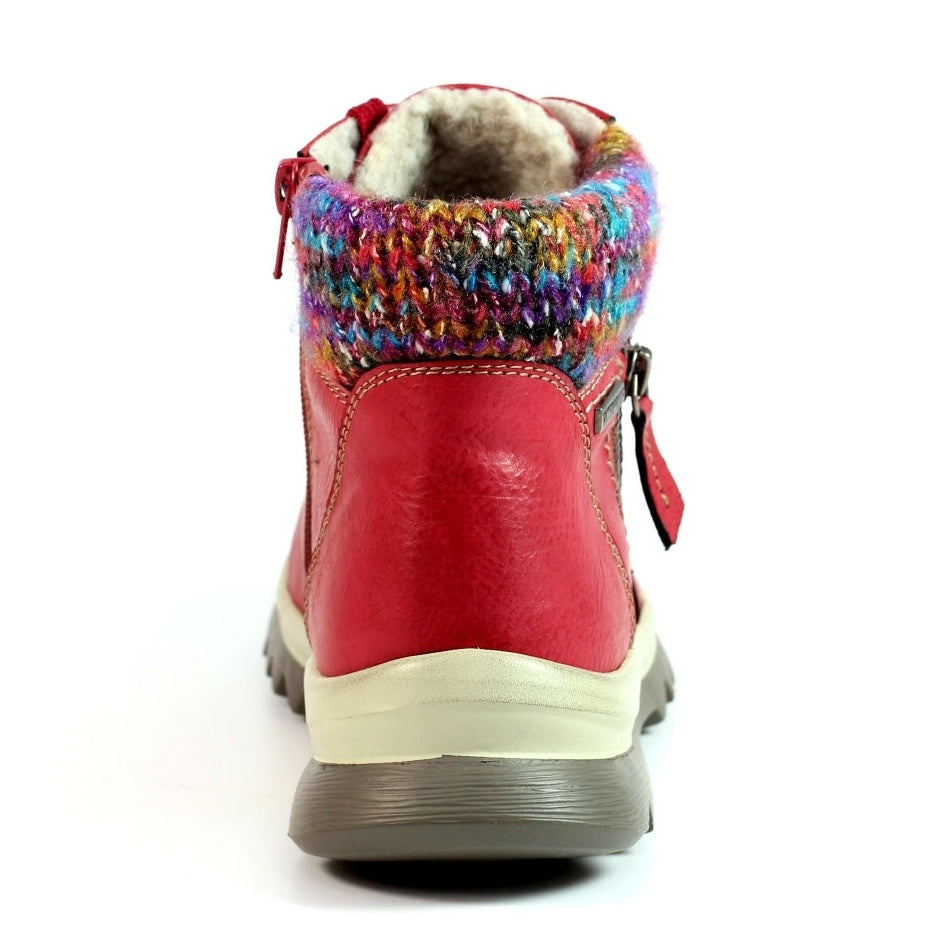 Lunar Ankle Boot Waterproof with zip Buttermere RED GLB115 RD