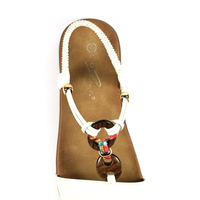 Lunar Brava Comfort Sandal JLH475 WHITE