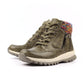 Lunar Buttermere OLIVE waterproof trainer style Ankle Boot GLB115 BL