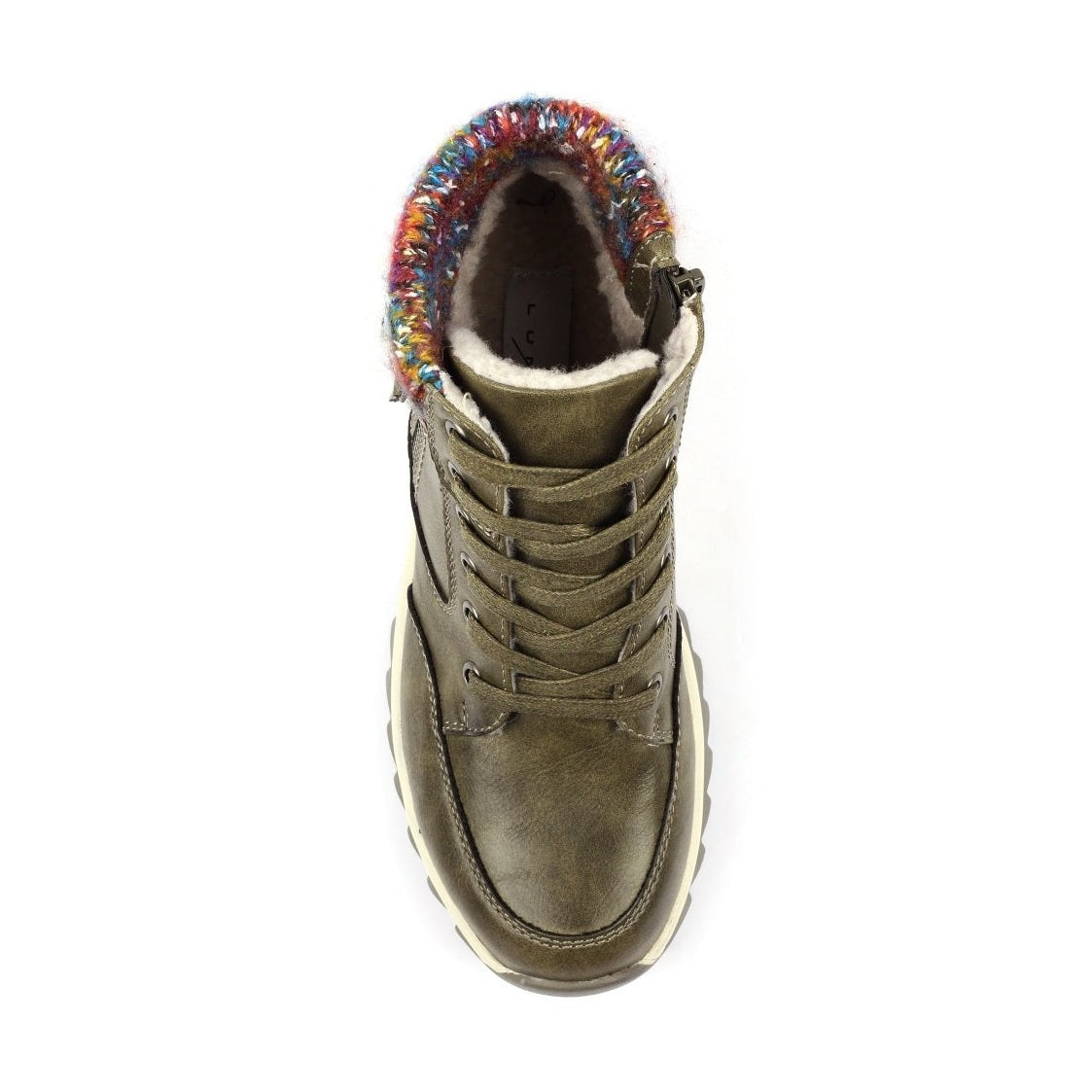 Lunar Buttermere OLIVE waterproof trainer style Ankle Boot GLB115 BL