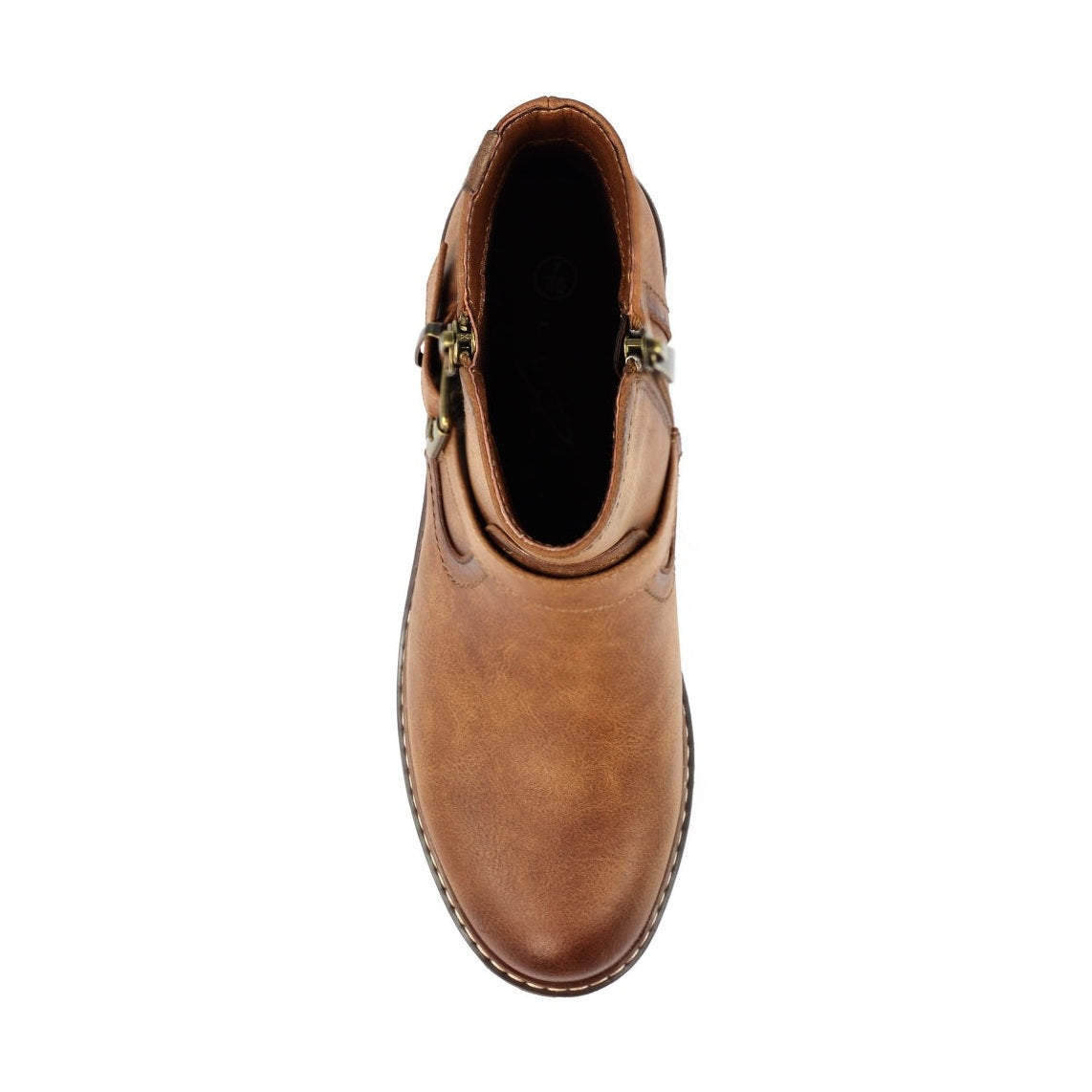 Lunar Cruz TAN Wedge Ankle Boot