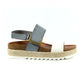 Lunar Deanna WHITE / Grey Wedge Sandal JLH356GR