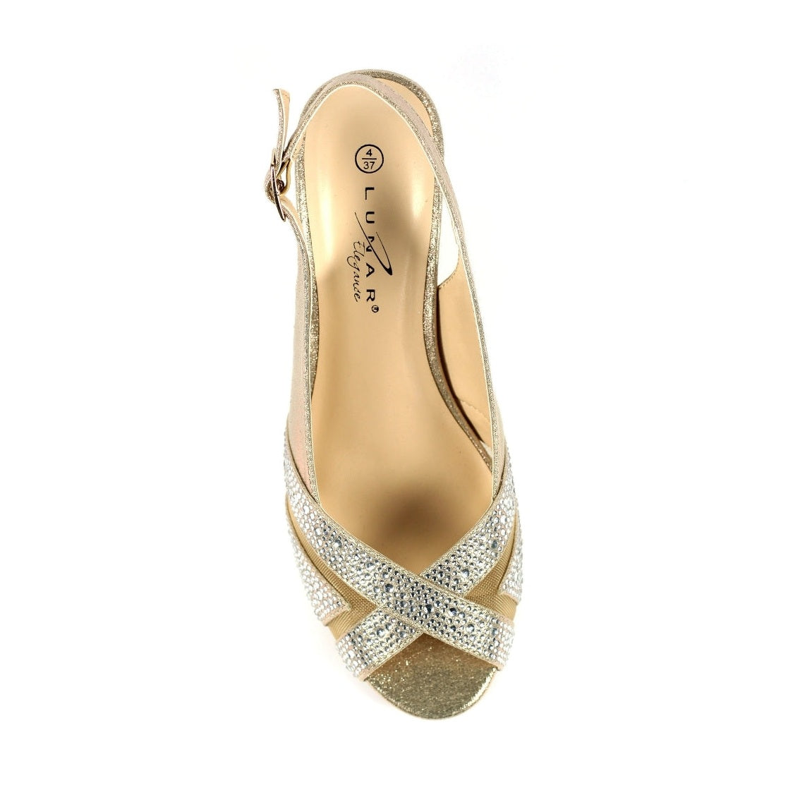 Lunar Emmerline Occasion Wear Shoe Gold FLR06GD