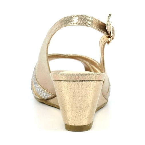 Lunar Emmerline Occasion Wear Shoe Gold FLR06GD